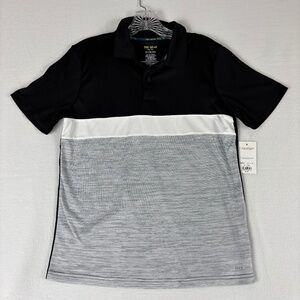 Boys, Tek Gear, Polo, Black/White/Gray, Dry Tek NWT